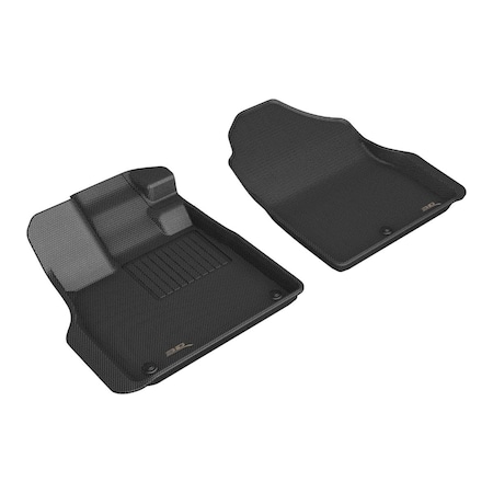 3D Maxpider Kagu 1st Row Floor Liners for 2023 Honda Pilot, Black L1HD13511509